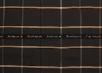 Ткань подкладочная Zegna чёрная в бежевую и серую клетку