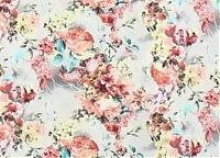 Хлопок блузочный MSGM цветочный узор