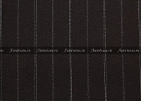 Шерсть-фланель Marlane коричневая в серую двойную полоску
