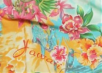 Трикотаж-стрейч Hawaii Paradis с цветочным рисунком Трикотаж-стрейч Hawaii Paradis с цветочным рисунком