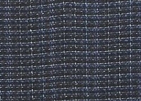 Ткань костюмно-пальтовая Chanel букле тёмно-синяя с сиреневой, белой, серой, серебристой клеткой
