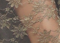 Кружево с люрексом тонкое, серо-лиловое Dolce&Gabbana