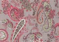 Шерсть-стрейч Etro малахитово-сливовый пейсли на серой рогожке Шерсть-стрейч Etro малахитово-сливовый пейсли на серой рогожке