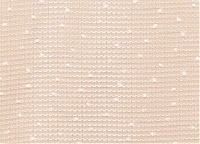 Костюмная ткань Chanel розовато-сиреневая с белыми мушками