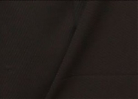 Жаккард костюмный Armani двухсторонний, чёрный в диагональный рубчик