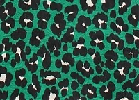 Жаккард-метлассе костюмный с пятнистым леопардовым принтом на изумрудно-зелёном фоне Жаккард-метлассе костюмный с пятнистым леопардовым принтом на изумрудно-зелёном фоне