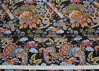 Жаккард для пальто Kenzo японские мотивы Жаккард для пальто Kenzo японские мотивы